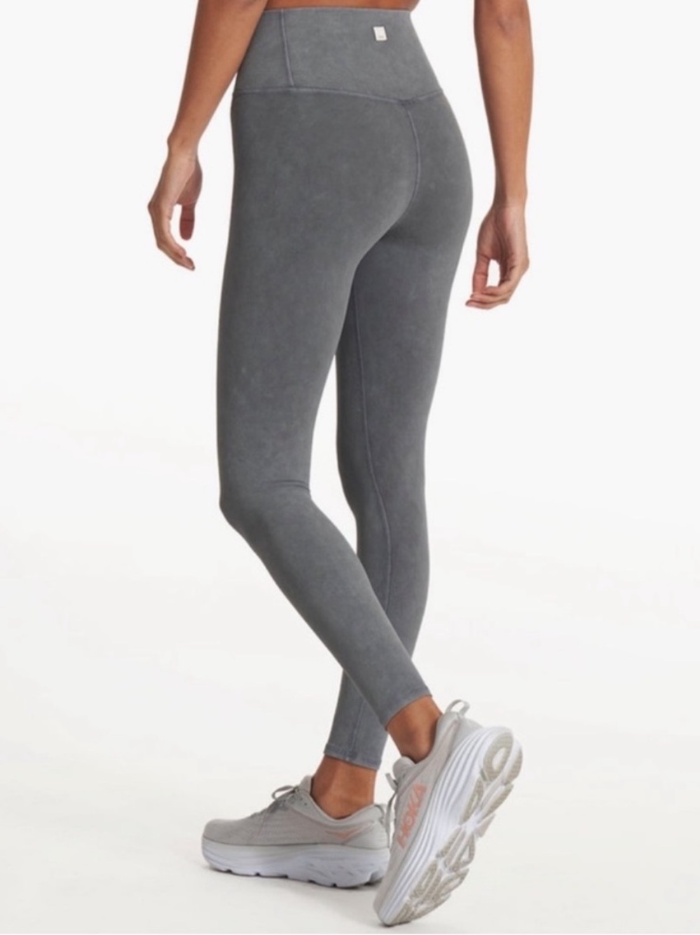 Vuori Washed Studio Legging All The Feels Charcoal Grey Gray Pant Size Small